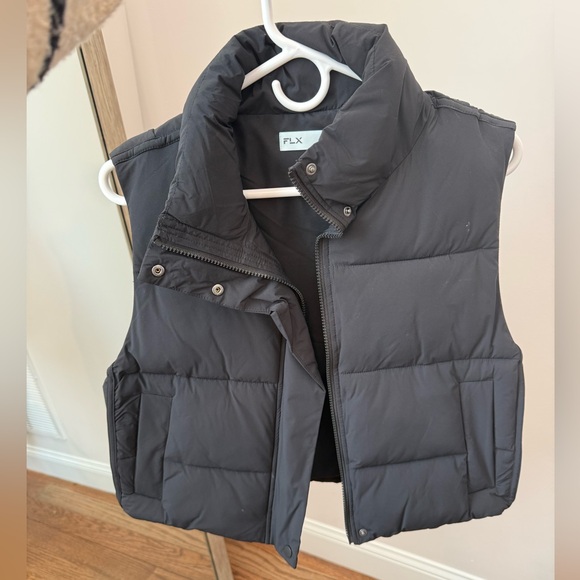 FLX Jackets & Blazers - FLX Women's Black Puffer Vest